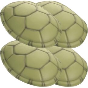 Toddmomy 4pcs Halloween Turtle Shell Cosplay Costume,EVA Turtle Shell Props Turtle Shell Backpack Cosplay Props for Halloween Dress Up Accessories