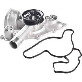 AW6698 Professional Water Pump with Gasket Compatible with 2009-2010 Chrysler 300 Dodge Challenger Charger Jeep Commander Grand Cherokee V8 5.7L
