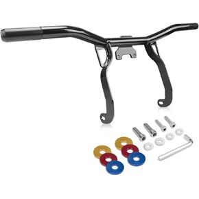 Front Engine Guard Highway Pegs Crash Bar Bumper Protector with Flat Washer Flat-Out Bar Fit for Harley Touring Street Glide Road King Electra Glide Ultra Limited 2014-2024