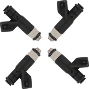 OCPTY For Chrysler for Dodge Fuel Injector 4 pcs Replacement Fuel Injectors Engine Part fit for 2003-2009 for Chrysler PT Cruiser 2.4L,Sebring 2004-2006 2.4L, 2004 2005 for Dodge Caravan/Stratus