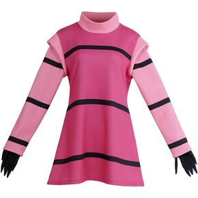 Women's Coat for ZIM Cosplay Costume Halloween Hoodies Top Pink Jacket