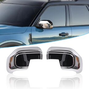 الكروم مرآة قبعات صالح لفورد برونكو سبورت 2021-2024 مافريك 2022-2023 أغطية مرايا جانبية مرآة الرؤية الخلفية الحرس اكسسوارات الكسوة in Kuwait