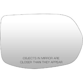 SCITOO Side View Mirror Glass Passenger Right Side Mirror Glass Fit For 2012-2014 For Honda CR-V W/HEATED Chrome Convex Replacement Exterior Mirror Glass