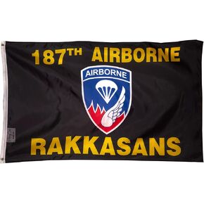 187th Airborne Rakkasans Traditional Flag Military Army Man Cave Garage Veteran