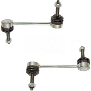TRQ Front Outer Sway Bar Stabilizer Link Set Compatible with 2000-2002 Jaguar S-Type
