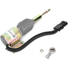 Solenoid Fuel Valve 24V, Shut off Solenoid Valve, 3932530 SA475624 Engine Cut off Valve Compatible with Cummin 4BT 6BT5