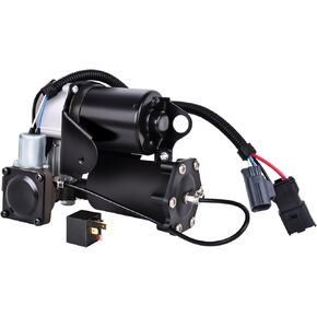 LR023964 Air Suspension Compressor Pump (Hita-chi System) Compatible with Land Rover Discovery 3 Discovery 4 Sport LR3 LR4 LR023964 LR015303 LR044360（6 Pins Connector）