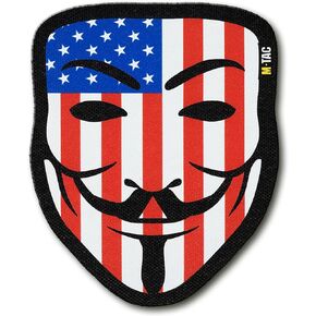 رقعة معنويات تكتيكية مجهولة من M-Tac - رقعة قتالية بمثبتات خطافية عسكرية (أسود/الولايات المتحدة الأمريكية) in Kuwait