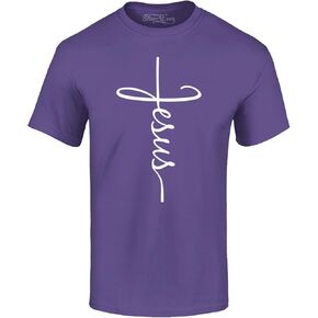Jesus Cross Script T-Shirt