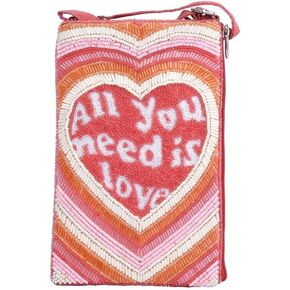 Bamboo Trading All You Need Is Club Bag, 7.5-inch Height, Women Accessories, Fashion, Travel Bag, Heart Design, Valetines