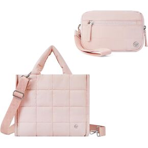 WESTBRONCO Puffer Crossbody Bags for Women and Wristlet Wallets for Women