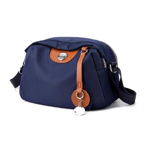Small Crossbody Bag for Women Nylon Shoulder Bag Travel Pouch Trendy Phone Purse Handbags with Wide Adjustable Strap