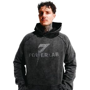 Men Cotton Hoodies Acid Wash Comfortable Ribbed Cuff and Waistband Sweatshirt (Sizes S-2XL)