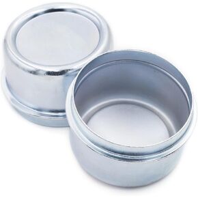 2pcs 1.95in Trailer Axle Wheel Hub and Bearing Dust Cap Universal