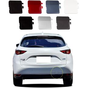 Car Front Bumper Tow Hook Cover Compatible with Mazda CX-5 CX5 2017 2018 2019 2020 2021 Trailer Cover Cap KB8A50A11 KB8A50A11BBB Towing Eye Cap Interstellar Blue