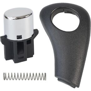 Shifter Knob Button Repair Kit and Shift Knob Side Plate Fit for 2003-2006 Honda Accord 54132-SDA-A81 54141-SDA-A81