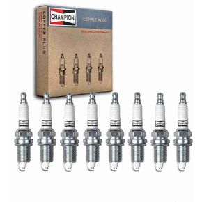 8 pc Champion Copper Plus Spark Plugs compatible with Dodge Durango 5.2L 5.9L V8 1998-2003