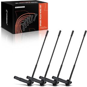 A-Premium Ignition Spark Plug Wires Set of 4 Compatible with Subaru Outback 2004-2005, Legacy 2004-2005, 2.5L, with California Emissions, Replace# SOA430Q123
