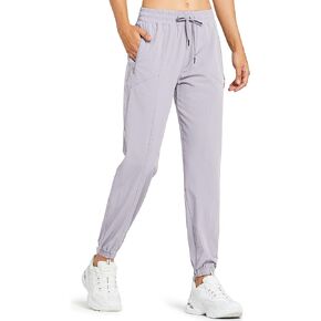 Libin Women's Lightweight Joggers Quick Dry Hiking Running Pants Athletic Workout Track Casual with Zipper Pockets in Kuwait