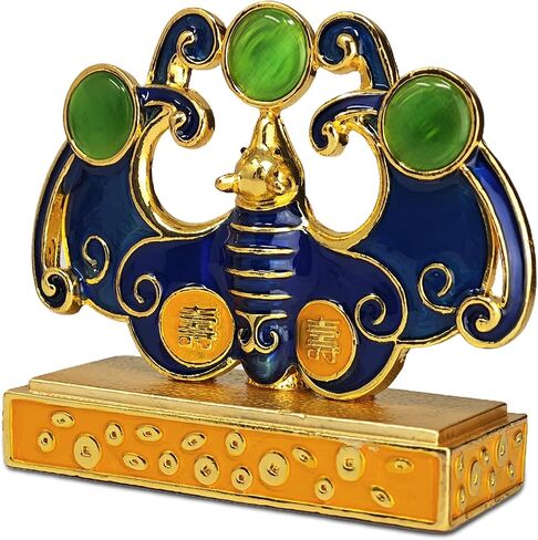 Fengshui Prosperity Bat Statue for Wealth Happiness Good Luck Fortune Home Office Fengshui Decor W5587 in Kuwait