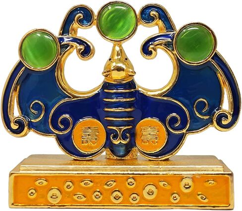 Fengshui Prosperity Bat Statue for Wealth Happiness Good Luck Fortune Home Office Fengshui Decor W5587 in Kuwait