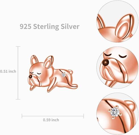 Corgi Earrings 925 Sterling Silver Corgi Gifts for Corgi Lovers Cute Dog Earrings for Women Corgi Gifts Birthday Gifts for Kids Women Girls in Kuwait