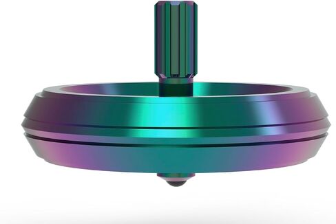 USS Nimitz | Metal Spinning Fidget Toy Top | Inspired by The 2004 USS Nimitz UFO Incident | Aluminum in Ocean Blue in Kuwait