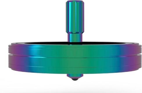USS Nimitz | Metal Spinning Fidget Toy Top | Inspired by The 2004 USS Nimitz UFO Incident | Aluminum in Ocean Blue in Kuwait
