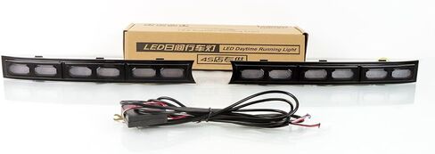 Front Bumper Turn Signal Light Grille Light Compatible with 2023-2024 Ford Ranger Wildtrak LED DRL Daytime Runing Driving Light Sequential Fog Light in Kuwait
