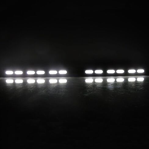 Front Bumper Turn Signal Light Grille Light Compatible with 2023-2024 Ford Ranger Wildtrak LED DRL Daytime Runing Driving Light Sequential Fog Light in Kuwait