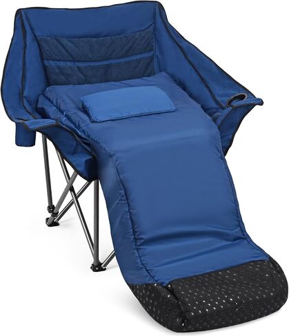 WARM-U-FEET Oversized Camping Chair with Foot Warmer | Insert Hand Warmer for A DIY Heated Chair | Winter Sports Outdoor Ice Fishing Hunting | 400 LBS | Fully Padded | (Not Include Hand Warmer) in Kuwait