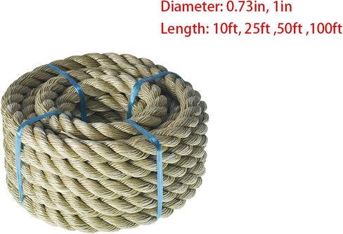 ProManila - UnManila,Polypropylene Cord Twisted 3 Strand, Lightweight Synthetic Rope for DIY Projects, Marine, Commercial, Landscaping, Tug of War in Kuwait