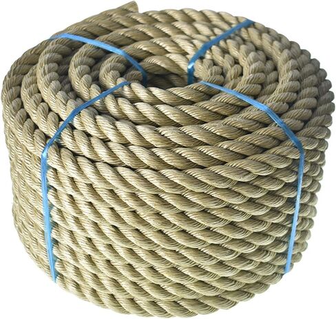 ProManila - UnManila,Polypropylene Cord Twisted 3 Strand, Lightweight Synthetic Rope for DIY Projects, Marine, Commercial, Landscaping, Tug of War in Kuwait