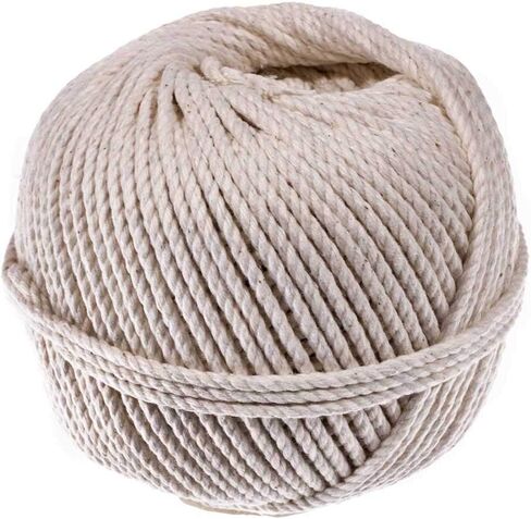 Golberg Cotton Mason Twine - Great for Indoor and Outdoor Use - Food Safe - Made in The USA - (2.5mm x 150 Feet) in Kuwait