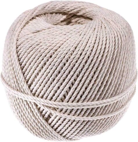 Golberg Cotton Mason Twine - Great for Indoor and Outdoor Use - Food Safe - Made in The USA - (2.5mm x 150 Feet) in Kuwait
