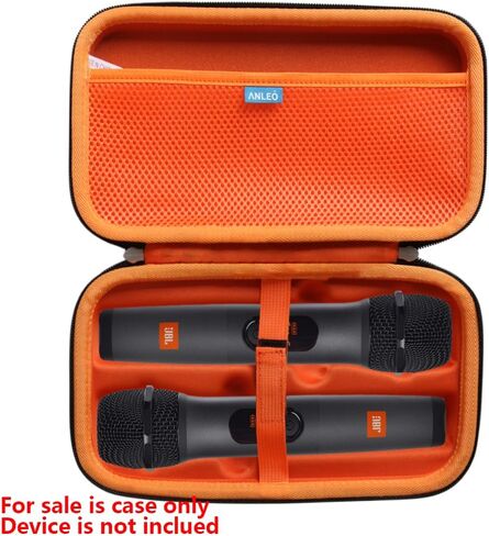 حقيبة سفر صلبة من Anleo لنظام JBL اللاسلكي ثنائي الميكروفون مع جهاز استقبال ثنائي القناة in Saudi Arabia