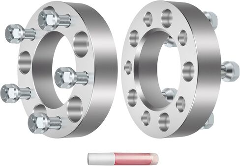 ECCPP 2 قطعة 5x4.75 1.25 بوصة محولات فواصل العجلات 5 العروة 5x4.75 إلى 5x4.75 12x1.5 ترصيع 87.1 مم يناسب 1984-2018 لكورفيت 1982-2004 لـ S10 1983-1994 لـ S10 بليزر 1982-1990 لـ S15 in Saudi Arabia