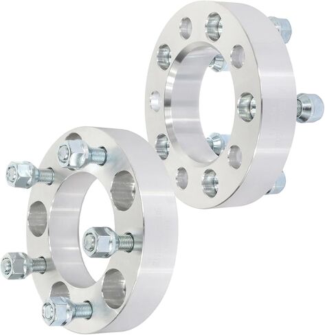 ECCPP 2 قطعة 5x4.75 1.25 بوصة محولات فواصل العجلات 5 العروة 5x4.75 إلى 5x4.75 12x1.5 ترصيع 87.1 مم يناسب 1984-2018 لكورفيت 1982-2004 لـ S10 1983-1994 لـ S10 بليزر 1982-1990 لـ S15 in Saudi Arabia