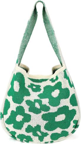 hatisan Women's Crochet Tote Bags Large Crochet Bag Tote bag Aesthetic Knit Bag Shoulder Handbags in Saudi Arabia