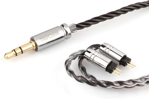Linsoul Tripowin Mirage 30AWG OCC 4N HiFi IEM Upgrade Replacement Cable for in-Ear Monitor Audiophile Musician(MMCX, 3.5mm) in Saudi Arabia