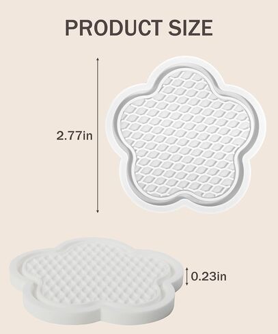 4PCS Car Cup Coaster,Car Coaster Car Holder Coaster,Universal Car Cup Holder Coaster,Car Accessories Anti Slip Cup Holder Insert Coaster, Car Cup Mat Cute Car Coasters for Car (White) in Saudi Arabia