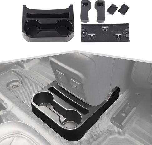 المقعد الخلفي حامل الكأس حامل مشروبات خلفي صندوق تخزين صالح لفورد برونكو 2-Door 2021-2023 in Kuwait