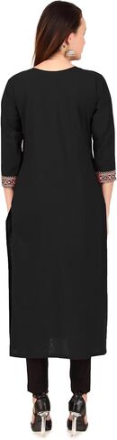 ladyline Traditional Kurti Top for Women Hand work Angrakha Style Indian Kurta Tunic Dress in Saudi Arabia