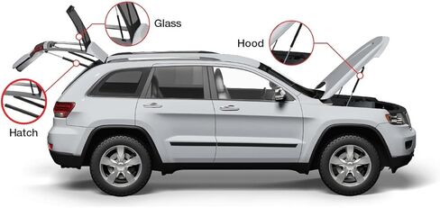 2X دعامة رفع خلفية خلفية متوافقة مع ميني كوبر كونتري مان 16-11 هاتشباك دعامة زنبركية تعمل بالغاز NINGHE-4B-040873 NINGHE-4B-040873 in Kuwait