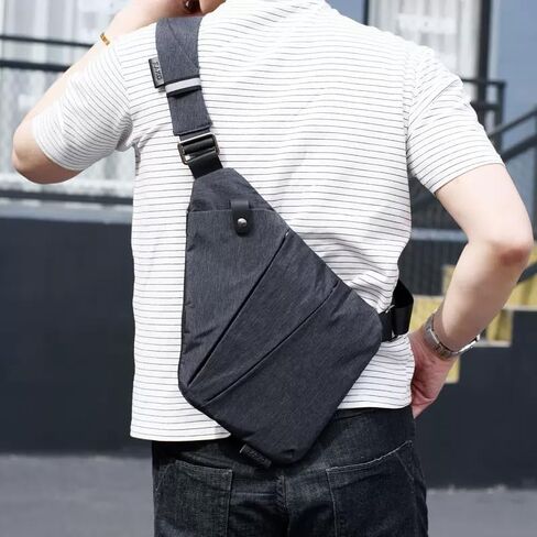 Anti-Theft Travel Bag |Slim Sling Bag - Anti-theft Crossbody Bags for Women Men in Saudi Arabia