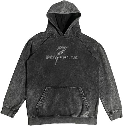 Men Cotton Hoodies Acid Wash Comfortable Ribbed Cuff and Waistband Sweatshirt (Sizes S-2XL) in Saudi Arabia