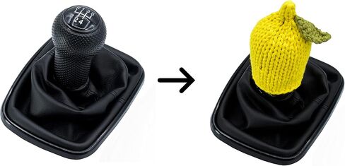 USWire Fruit Style Crochet Shift Knob Cover (Orange) in Saudi Arabia