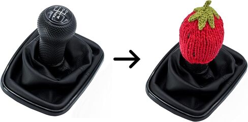 USWire Fruit Style Crochet Shift Knob Cover (Orange) in Saudi Arabia