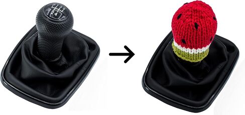 USWire Fruit Style Crochet Shift Knob Cover (Orange) in Saudi Arabia