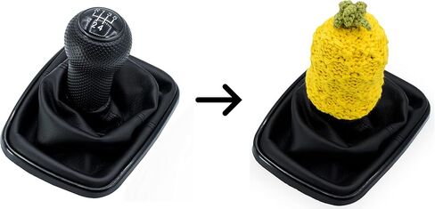 USWire Fruit Style Crochet Shift Knob Cover (Orange) in Saudi Arabia